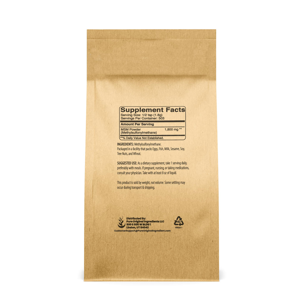 Pure Original Ingredients, Methylsulfonylmethane Powder, 2 Lb