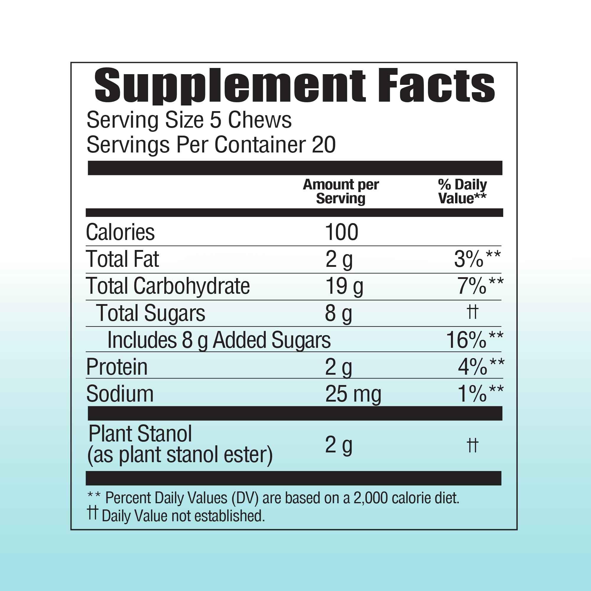 Benecol® Soft Chews – New Easy Bite Chew – with Plant Stanols Clinically Proven to Help Lower Cholesterol – Chocolate Flavor – 100 Count Pouch