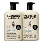 California Naturals Classic Clean Toasted Coconut Shampoo Conditioner Set, Natural, Vegan, Cruelty, Silicone, Paraben, and Sulfate Free, All Hair Types, 20 Fl Oz