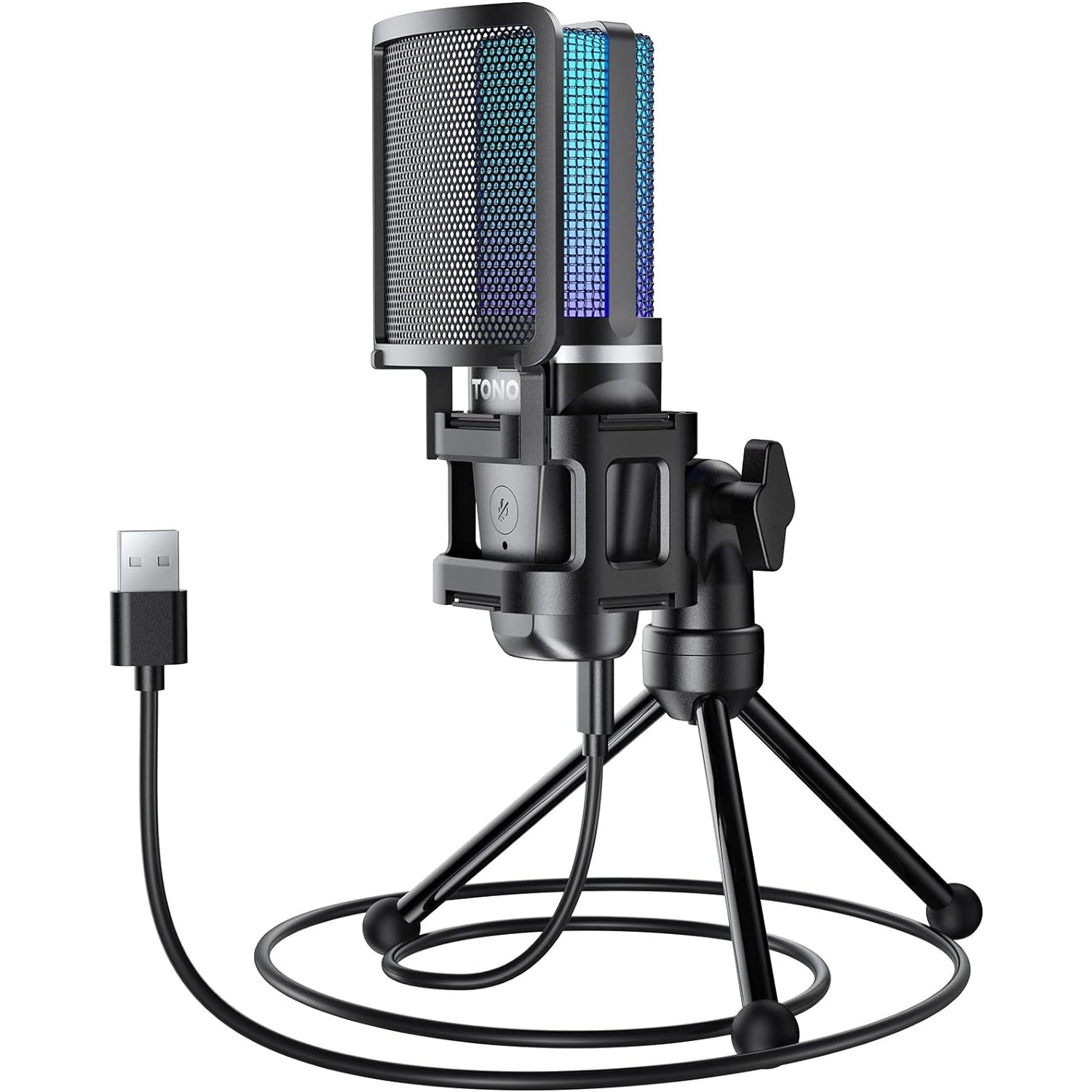 Buy now TONOR TC-777 Podcast Microphone, USB Computer Microphone, Cardioid Condenser PC Mic with Tripod Stand and Pop Filter for Podcasting, Streaming, Vocal Recording, Compatible with PC & Laptop, PS4/5 TC777 Pro at indiglob india