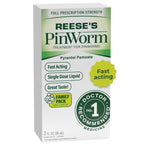 Buy now REESE'S PINWORM Medicine Liquid for Entire Family, Full Prescription Strength, 2 Oz, #1 Doctor Recommended Single Dose Pyrantel Pamoate Dewormer for Adults & Kids Ages 2+, Banana Flavor 2 Fl Oz (Pack of 1) at indiglob india