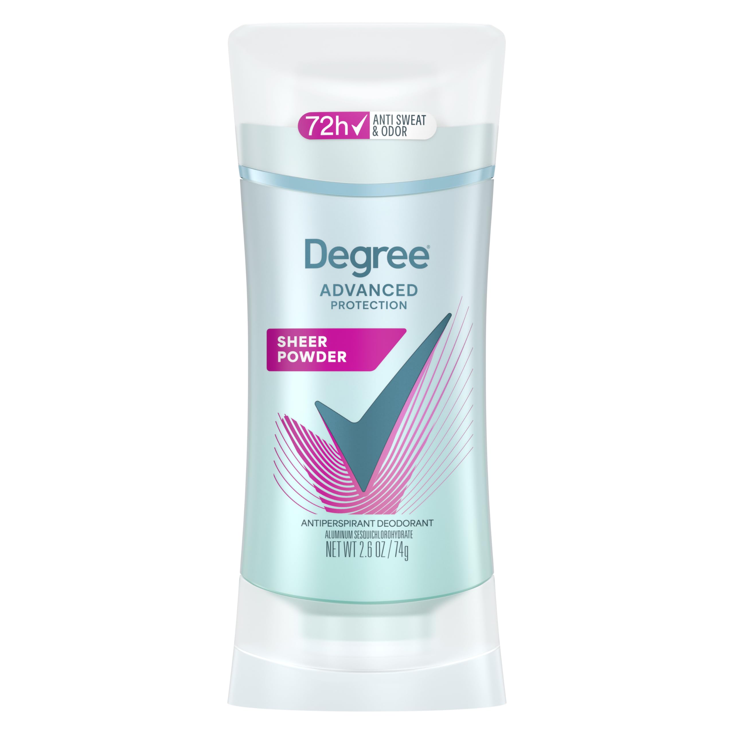 Degree Clinical Antiperspirant Deodorant Soft Solid, Original, 1.6 oz | For stress sweat, Helps keep you dry & confident, With 96H protection, soft solid