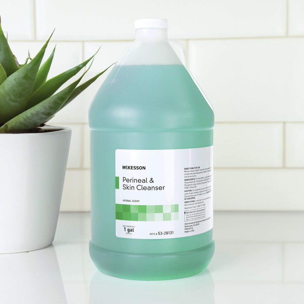McKesson Perineal Skin Cleanser, Herbal Scent, 1 gal, 1 ct