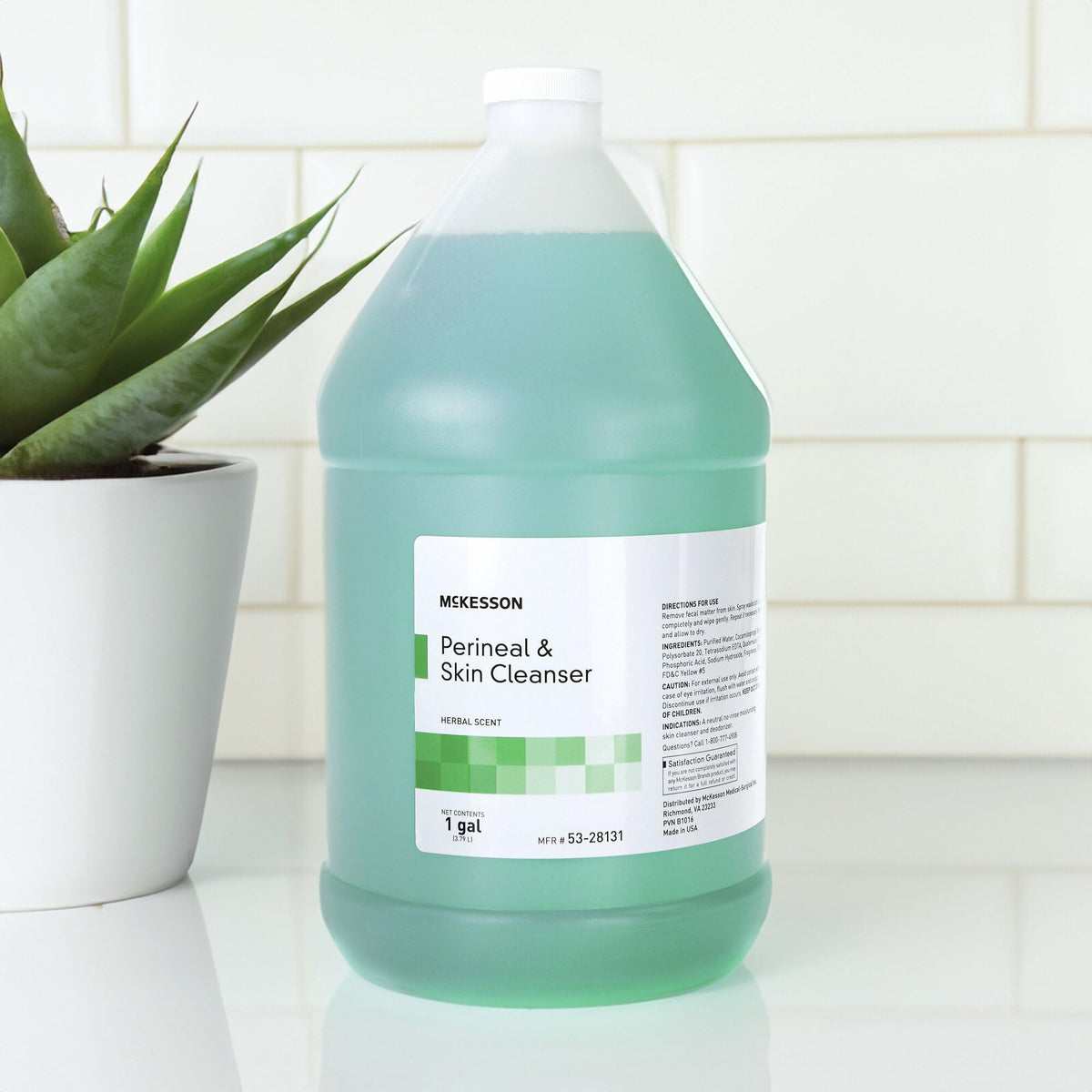 McKesson Perineal Skin Cleanser, Herbal Scent, 1 gal, 1 ct