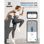 Buy now RENPHO Body Measuring Tape, Smart Tape Measure for Weight Loss, Bluetooth Fitness Equipment with App, Measuring Waist, Hip, Bust, Arms, Muscle Gain, Retractable, 60in /150cm, White at indiglob india
