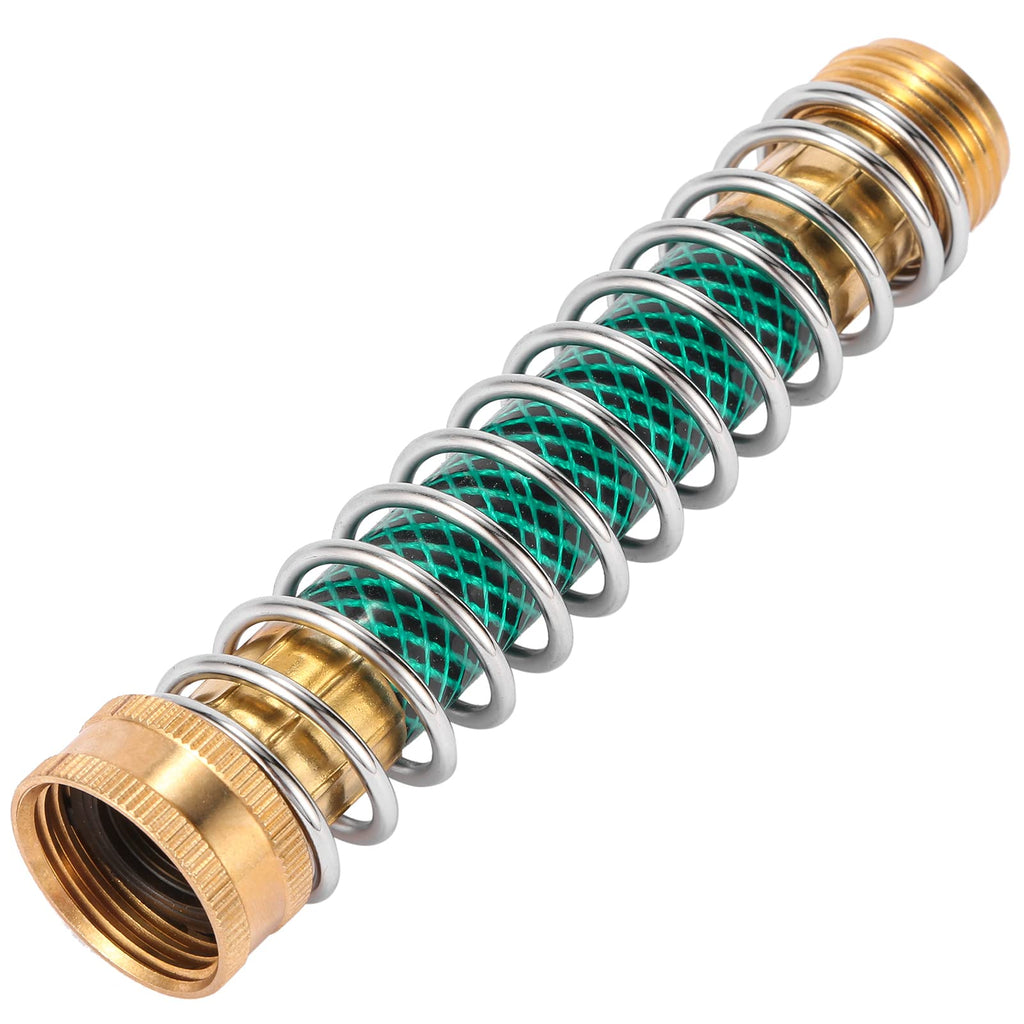 Garden Hose Extension Adapter, Hose Kink Protector with Coil Spring, 2 Pack