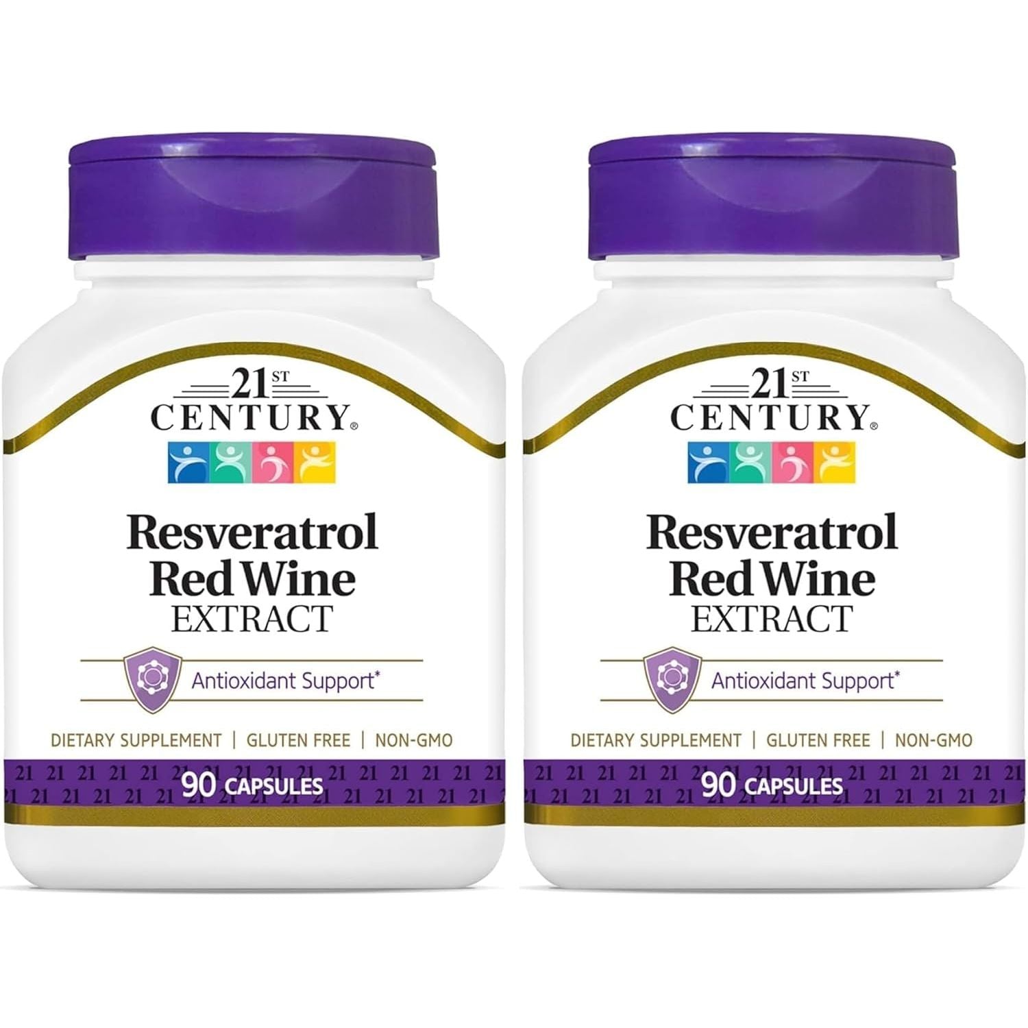 Buy now 21st Century Resveratrol Red Wine Extract Capsules, 90Count 90 Count (Pack of 2) at indiglob india