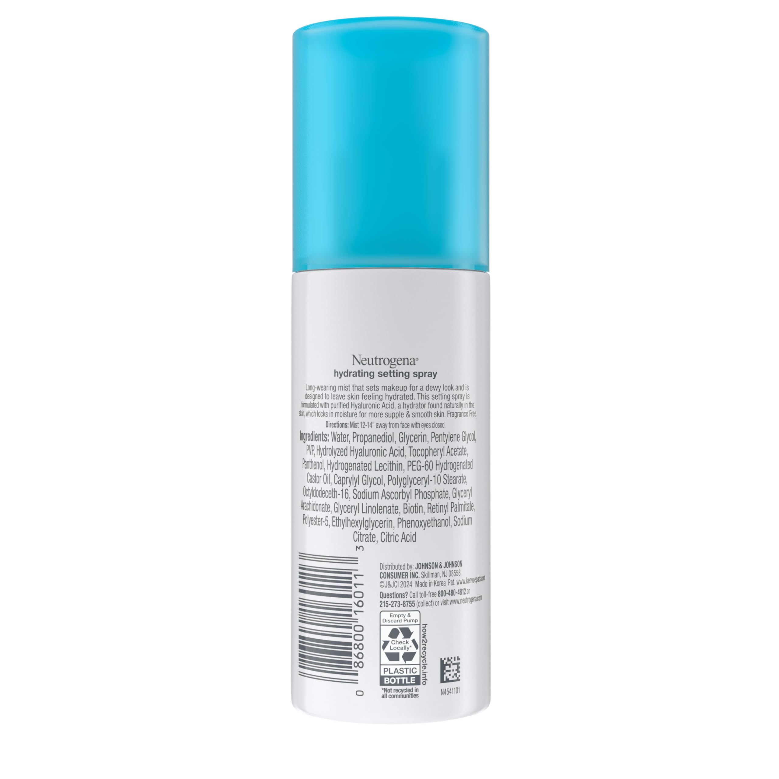 Buy now Neutrogena Hydro Boost Hydrating Makeup Setting Spray with Hyaluronic Acid, Setting Spray for Smooth, Dewy Skin, Fragrance Free, Non-Comedogenic & Hypoallergenic, 3.4 fl. oz at indiglob india
