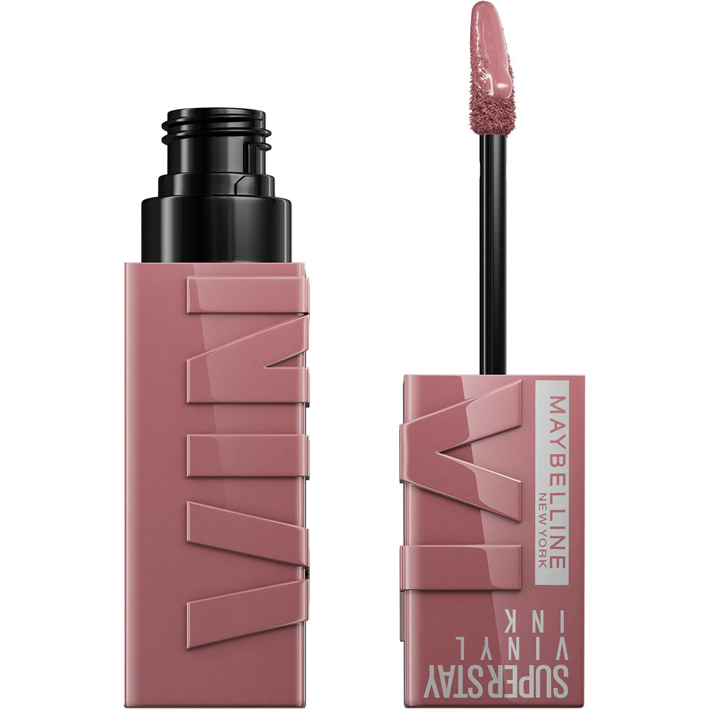 Buy now Maybelline Super Stay Vinyl Ink Longwear No-Budge Liquid Lipcolor Makeup, Highly Pigmented Color and Instant Shine, Cheeky, Rose Nude Lipstick, 0.14 fl oz, 1 Count at indiglob india
