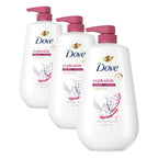Dove Body Wash Cherry & Chia Milk 30.6 oz Pump, Sulfate Free | Dove Cherry & Chia Milk Body Wash hydrates skin with juicy cherry scent and MicroMoisture technology.