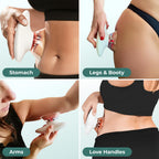 SCULPIFLEX – Original 3-in-1 Body Sculpting Machine for Firmer-Looking Skin – Lymphatic Drainage Massager & Cellulite Massage Tool for Stomach, Arms, Legs, and Thighs + 1x Gel