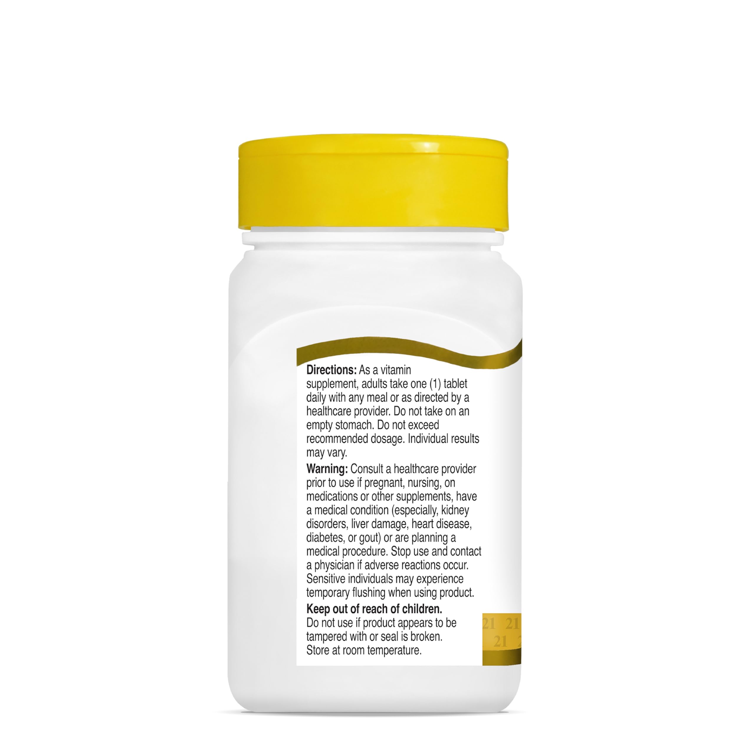 21st Century Niacinamide 500mg Prolonged Release, No Flush, 110 Count | Vitamin B-3 Niacinamide 500 mg, Energy Metabolism & Skin Health Support, No-Flush Formula, Prolonged Release, Non-GMO Tablets