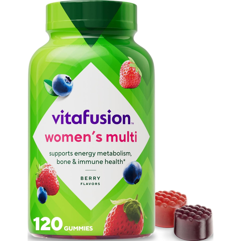 Vitafusion Women's Multivitamin Gummy | 150 Adult Gummies | with Vitamins A, B, C, D, E | Berry Flavor | Gluten and Dairy Free Supplement