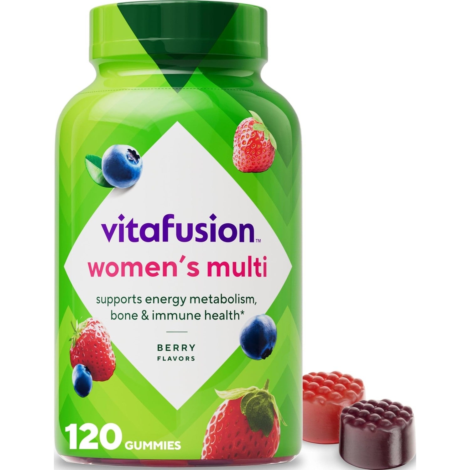 Vitafusion Women's Multivitamin Gummy | 150 Adult Gummies | with Vitamins A, B, C, D, E | Berry Flavor | Gluten and Dairy Free Supplement
