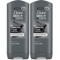 Buy now DOVE MEN + CARE Purifying Charcoal + Clay Body and Face Wash with 24-Hour Nourishing Micromoisture Technology Body Wash for Men, 13.5 oz Charcoal and Clay 13.5 Fl Oz (Pack of 2) at indiglob india