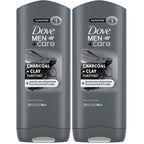 Buy now DOVE MEN + CARE Purifying Charcoal + Clay Body and Face Wash with 24-Hour Nourishing Micromoisture Technology Body Wash for Men, 13.5 oz Charcoal and Clay 13.5 Fl Oz (Pack of 2) at indiglob india