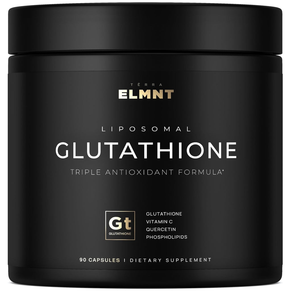 2150mg Super Liposomal Glutathione Supplement w. Vitamin C, Quercetin & Pure L Glutathione 2000mg Triple Action Formula Glutathione Liposomal Supplement w. Phospholipid Layer - 90 Pills, Non-GMO