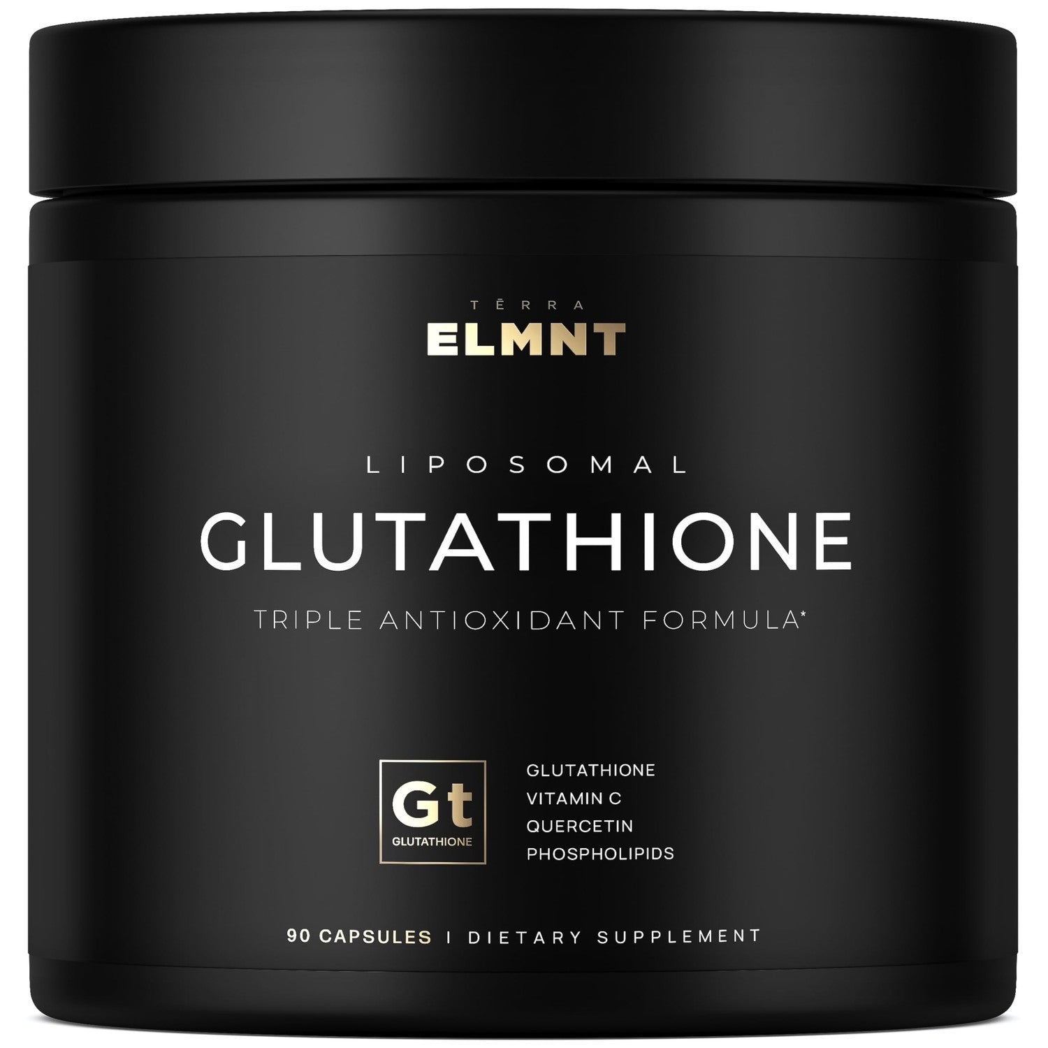 2150mg Super Liposomal Glutathione Supplement w. Vitamin C, Quercetin & Pure L Glutathione 2000mg Triple Action Formula Glutathione Liposomal Supplement w. Phospholipid Layer - 90 Pills, Non-GMO