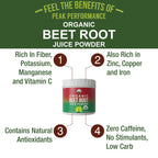 Organic Beet Root Powder. Ultra High Purity Super Food Beets Juice Powder