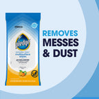 Pledge pH Balanced Multi Surface Cleaning Wipes, Fresh Citrus, 25 Ct, 4 pk
