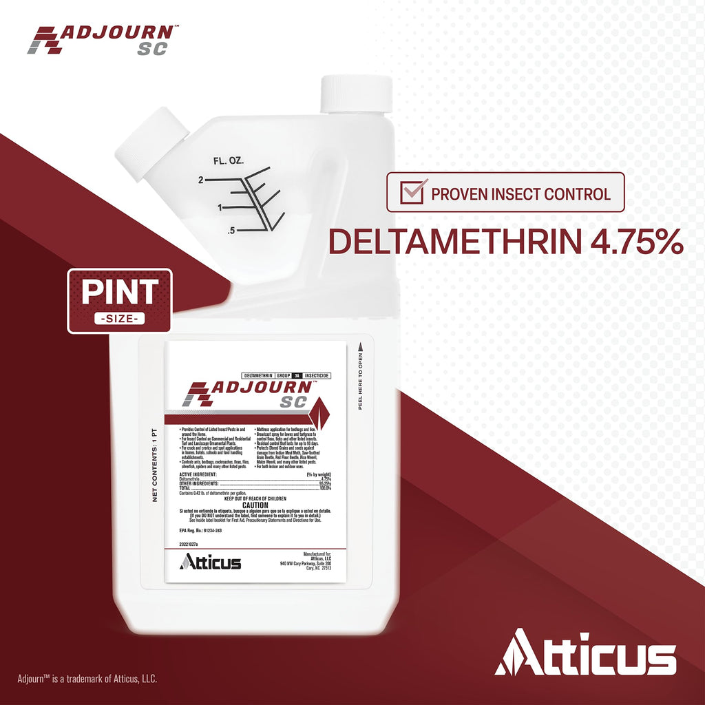 Atticus Adjourn SC Indoor/Outoor Insecticide (16oz) - Deltamethrin 4.75%