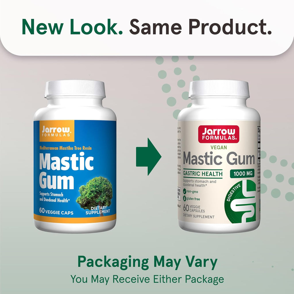 Buy now Jarrow Formulas Mastic Gum 1000 mg - 60 Veggie Caps - Natural Formula Supporting Stomach, Duodenal & Oral Health - 30 Servings at indiglob india