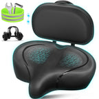 Buy now Bicycle Seat, Bike Seat for Women Men Extra Comfort Wide, Oversized Comfortable Seats Saddle for Peloton Bikes, Fit for Exercise Bikes, Electric Bikes, Mountain Bikes, Cruiser Bikes at indiglob india