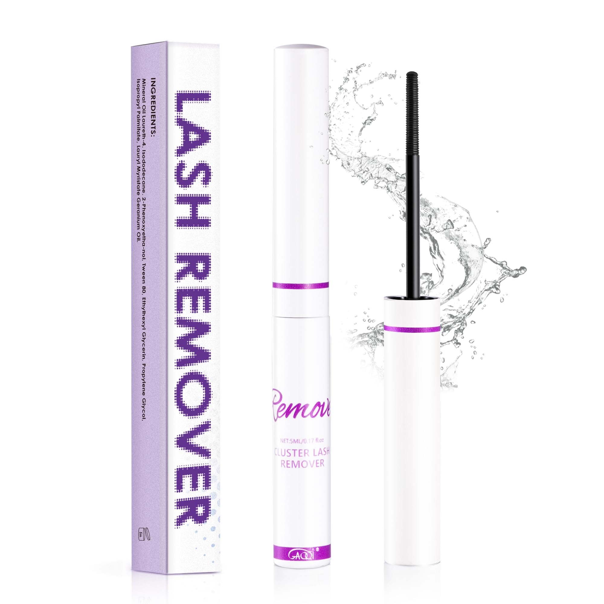 Lash Cluster Glue, Waterproof Bond and Seal Lash Glue, Black - 10ml | Strong Hold 3-7days, Latex-free & Formaldehyde-free, Waterproof, For Cluster/ Individual/ Strip Lashes, Easy to Use
