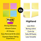 Post-it Super Sticky Notes, 3 x 3 in, Pink Salt, 5 Pads, 90 Sheets/Pad