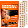 Refill Magnetic Nose Strips for Breathing, Nasal Strips, 30-Days-Nude