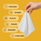 100 Pcs Manuka Oil Eyelid Wipes for Sensitive Lid Care & Eye Hygiene, Gentle Daily Eyelid Cleansing Wipes with Chamomile & Aloe Vera, Biodegradable, Free From Parabens & Sulfates