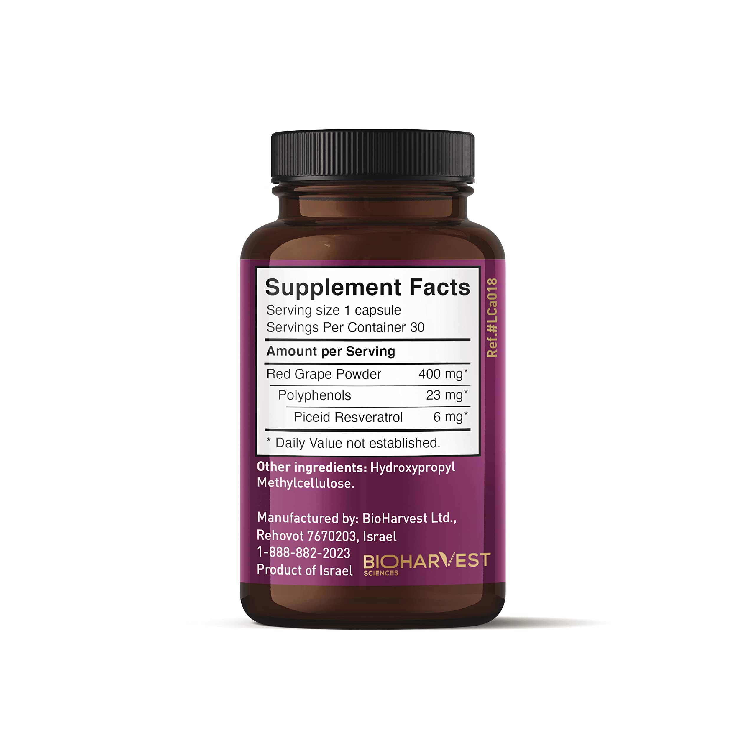 VINIA Blood Flow | Piceid Resveratrol Capsules | Vegan, Non-GMO, 30 Count | Heart Health | Healthy Blood Pressure Support* | Nitric Oxide Production | Red Grape Antioxidant Supplement