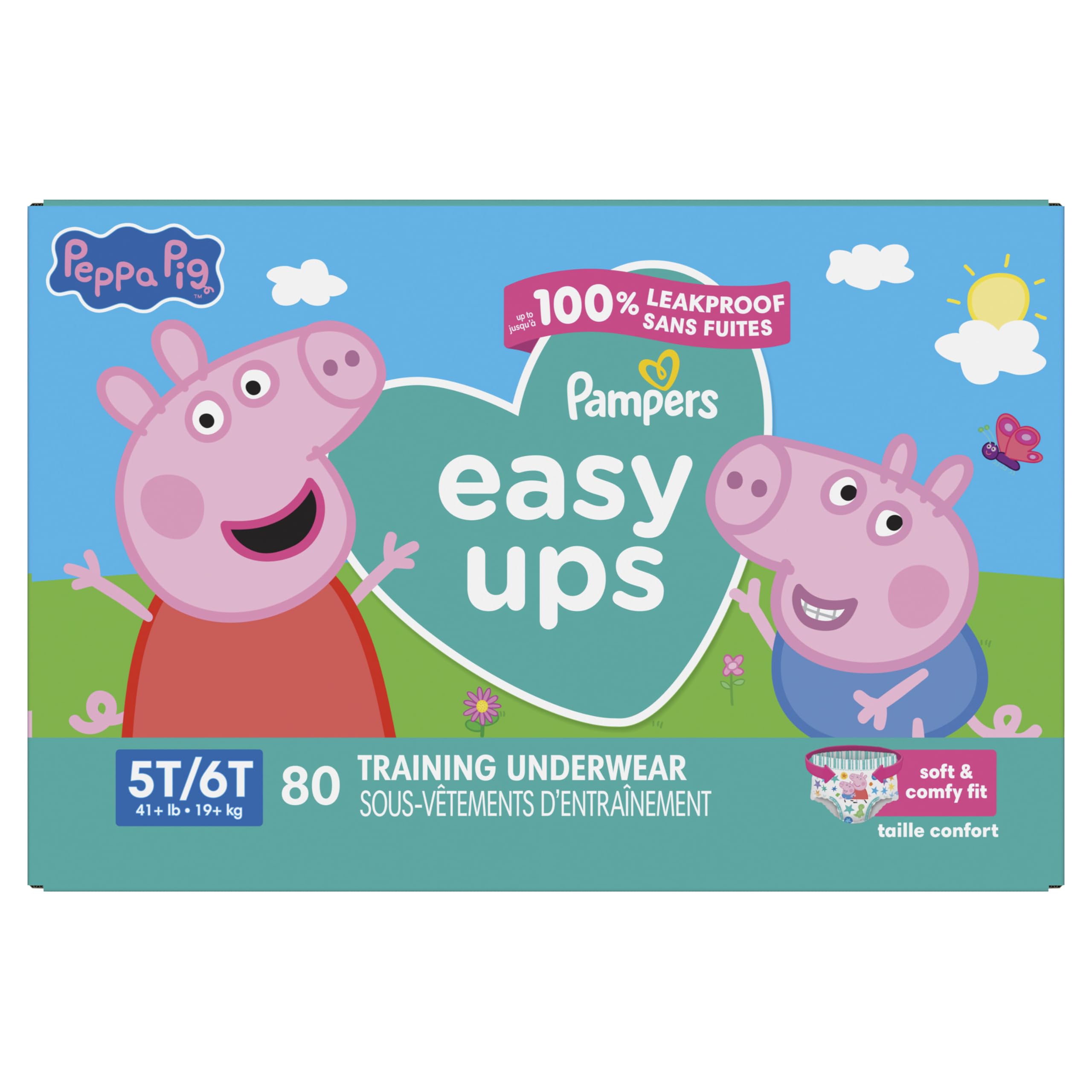Buy now Pampers Training Pants - Easy Ups Girls & Boys - Size 3T-4T, 22 Count, Peppa Pig Underwear (Packaging May Vary) at indiglob india