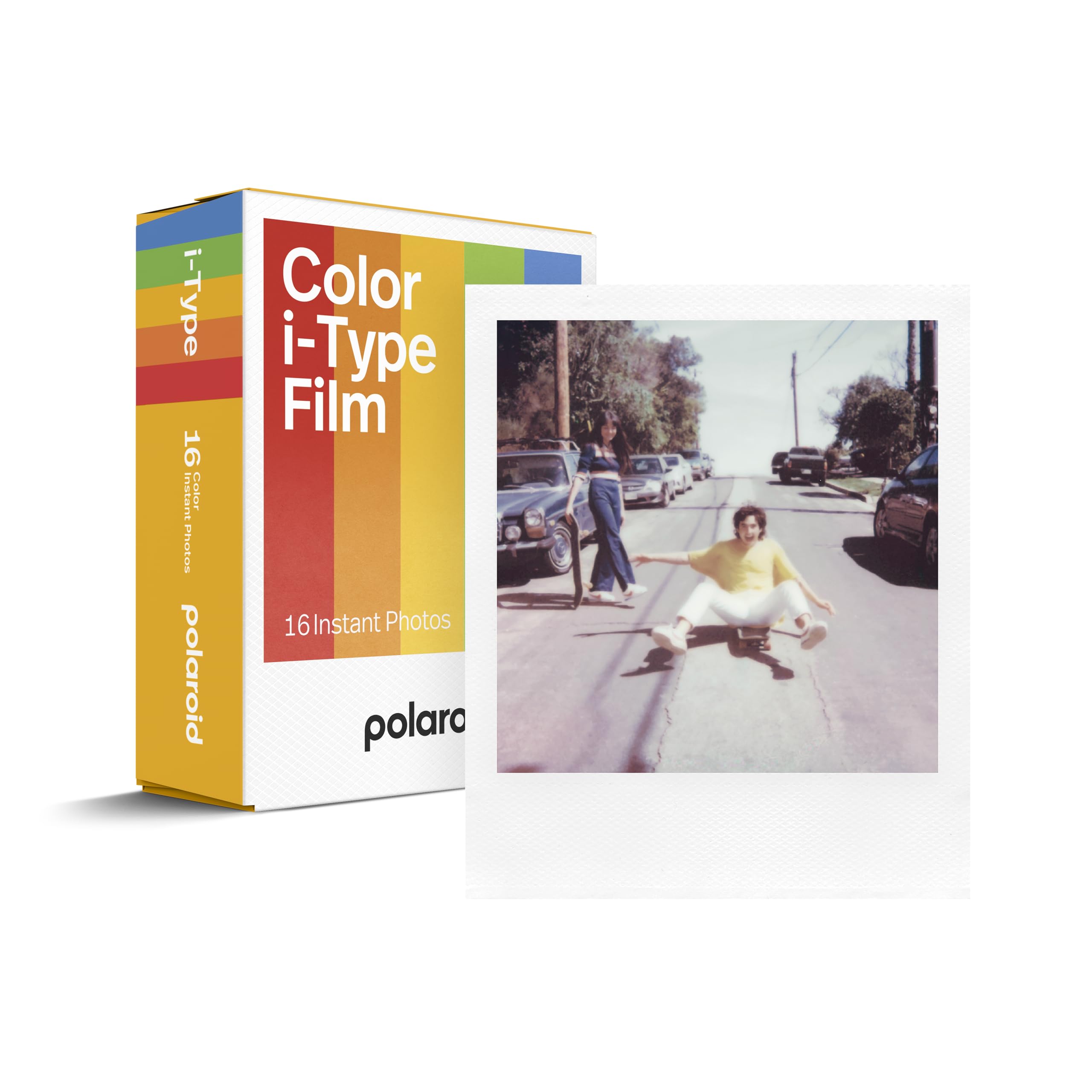 Buy now Polaroid Instant Color I-Type Film - 40x Film Pack (40 Photos) (6010) 16 Photos White Frame at indiglob india