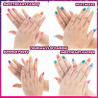 Disney Princess Nail Polish Set, 18-Piece Peel-Off for Girls, Ages 3+