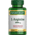 Nature's Bounty L-Arginine 1000mg, Non-GMO, Gluten Free, 50 Tablets