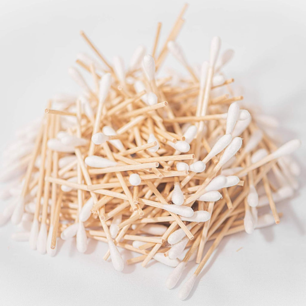 Buy now JMU Medical Cotton Swabs, Cotton Swabs with Wooden Sticks, 1000 Count at indiglob india