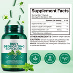 Chlorophyll Body Deodorizing Supplement 120Pcs for Digestion/Gut Health Support, Internal Deodorant Capsules for Overall Freshness, Underarms, Intimate Areas, Private Parts, Natural & Safe Formula|