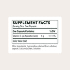 THORNE Vitamin C 1,000 mg, Ascorbic Acid Supplement, 60 Capsules | Supports Immune Function, Collagen Production & Liver Detoxification, Antioxidant Support*, NSF Contents Certified