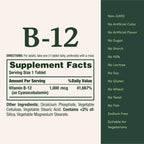 Buy now Vitamin B12 by Nature's Bounty, Vitamin Supplement, Supports Energy Metabolism and Nervous System Health, 1000mcg, 100 Tablets at indiglob india