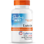 Buy now Doctors Best Lutein, Supports Eye Health & Performance, Non-GMO, Gluten Free, 20 mg, 60 Softgels 60 Count (Pack of 1) Unflavored at indiglob india