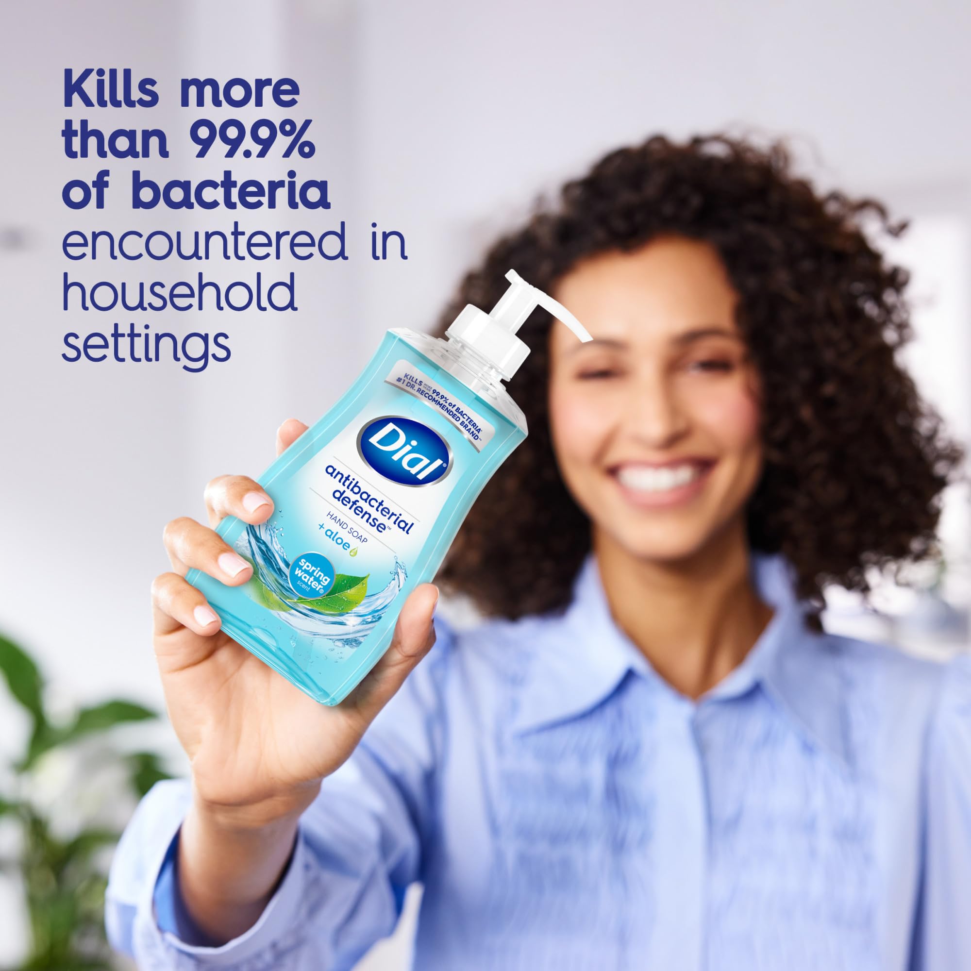 Dial Antibacterial Liquid Hand Soap, Spring Water, 11 Fl Oz