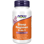 Buy now NOW Foods Supplements, Sleep Regimen 3-In-1, With Melatonin, 5-HTP and L-Theanine, Restful Sleep Blend*, 90 Veg Capsules at indiglob india