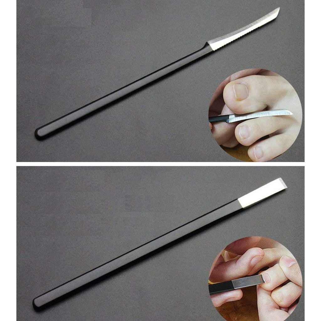 Buy now Pedicure Knife Set, 4Pcs Professional Stainless Steel Ingrown Toenail Knife Tools with Storage Bag Nail Knives Cuticle Remover for Feet Ingrown Toe Nail Correction Pedicure Tools Kit at indiglob india