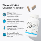 Mind Lab Pro® MLP® v4 Universal Nootropic™ Brain Booster Supplement, 60 Ct