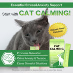 Doctor By Cat Calming Stress and Anxiety Relief Supplement Anti Stress Relaxant Sedative overgrooming with Lactium, L-Tryptophan 30 lickable Formula Individually Packaged, Chicken (1 Pack)