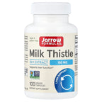 Jarrow Formulas Milk Thistle 150 mg with 30:1 Standardized Silymarin Extract, Dietary Supplement for Liver Function Support, 100 Veggie Capsules, 33-100 Day Supply