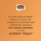 African Pride Black Castor Miracle Braid, Loc & Twist Gel, 12 Oz | Extra-hold gel for braids, locs & twists with black castor & coconut oil; smooths frizz, no flaking