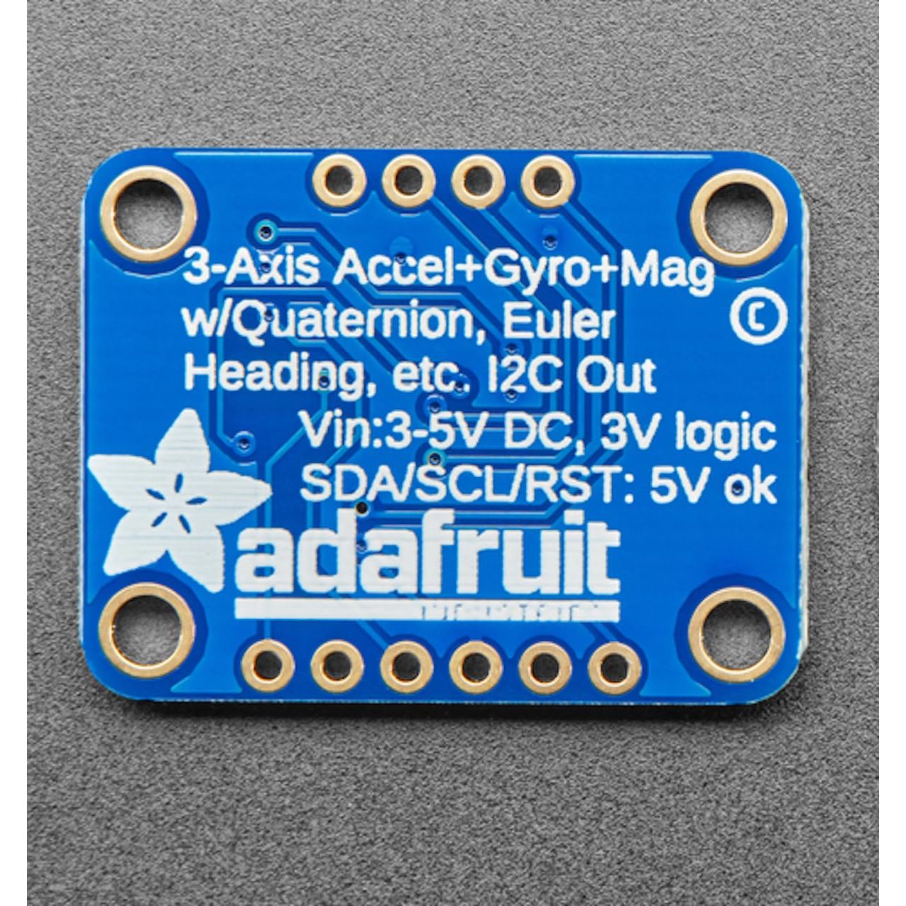 Buy now Adafruit 9-DOF Absolute Orientation IMU Fusion Breakout - BNO055 at indiglob india