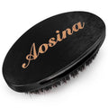 Buy now Wave Brush Medium Boar Bristles Hair brush-Designed for Thin and Normal Hair-Mens Curved Military Wave and Beard Brush-Great for 360 Waves black at indiglob india